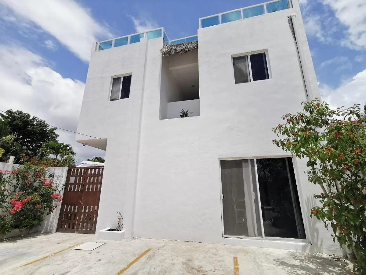 La Casita Blanca Puerto Morelos Mexique 20Mn Aeroport De Cancunヴィラ